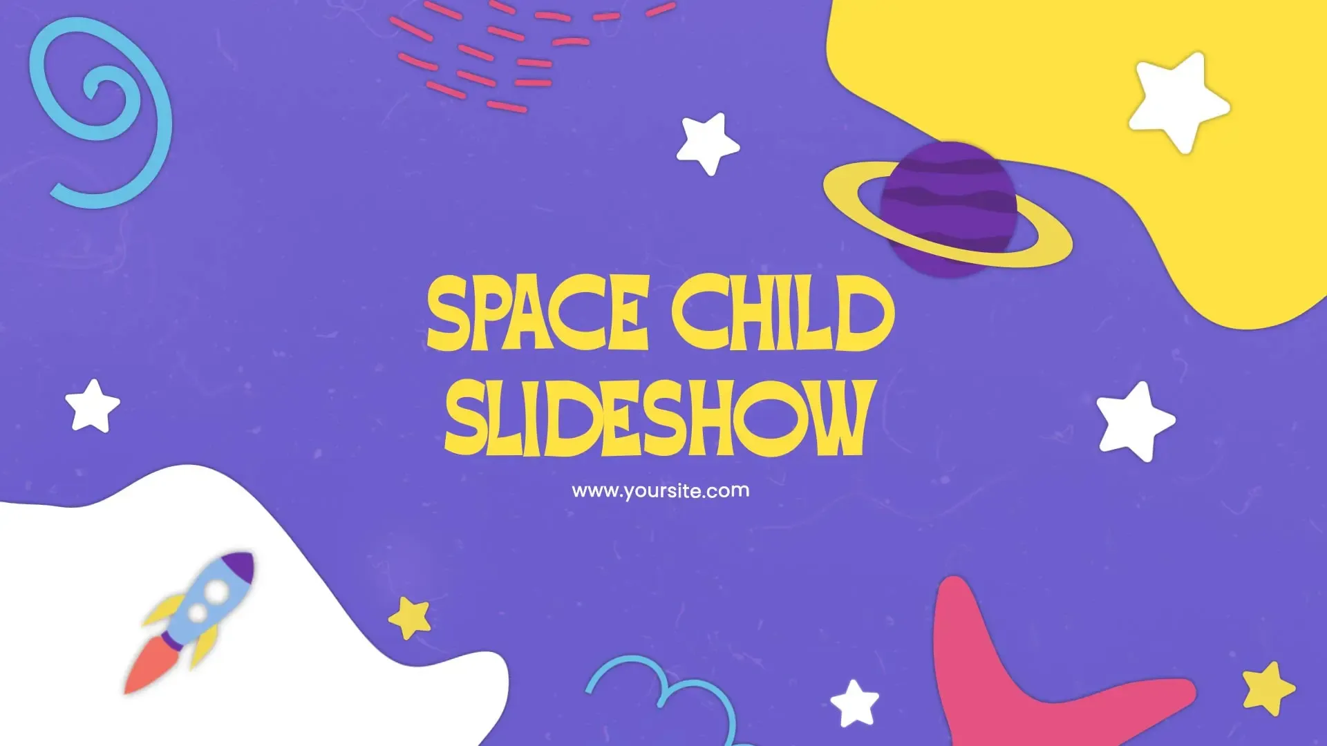 Cartoonish Space Child Slideshow
